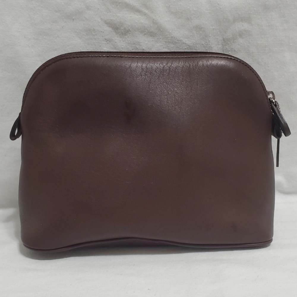 ***SOLD***Vintage 1990's Coach Large Cosmetic Bag - Picture 3 of 10